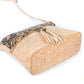 Bolso bandolera de corcho natural con borla y cremallera para mujer BAG-2291