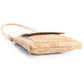 Natural Cork with Gold and Silver Accents - Women's Cork crossbody bag BAG-2251