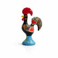 Portugal Barcelos rooster ceramic souvenir size 13 cm with traditional Portuguese folk art pattern.