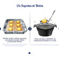 Step-by-step instructions for making traditional Portugal Bola de Berlim using a baking kit