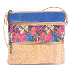 Cork Pattern stitching ladies cork crossbody bag BAGP-206