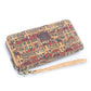 Cartera para tarjetas de corcho natural con cremallera y diseños variados para mujer BAG-2235
