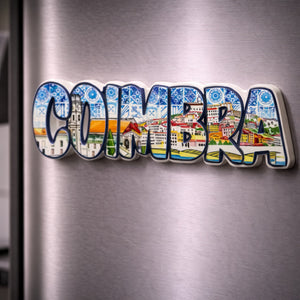 coimbra magnet spoted on a fridge