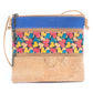 Cork Pattern stitching ladies cork crossbody bag BAGP-206