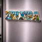 ericeira magnet placed on a fridge surface