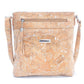 Women's Crossbody Bag in Natural Cork with Gold or Silver Accents BAG-2249