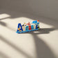 Algarve Fridge Magnet – Portugal Souvenir Featuring Coastal Symbols in 3D Lettering Design