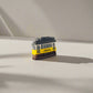 Lisbon Fridge Magnet – Portugal Souvenir Featuring the Iconic Yellow Tram in 3D Relief