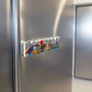 Portugal Fridge Magnet – National Souvenir Featuring Iconic Symbols and Tile-Inspired Lettering