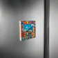 Porto Fridge Magnet – Dom Luís I Bridge and Clérigos Tower Souvenir with Portuguese Tile Border