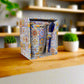 Portugal Keramik-Souvenirtasse mit farbigem traditionellem Azulejo-Fliesenmuster und Löffel – Geschenkbox inklusive


