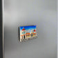 Loulé Fridge Magnet – Portugal Souvenir Featuring the Municipal Market in 3D Relief