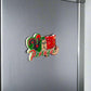 Portugal Magnet with Rooster of Barcelos, Tower, and Portuguese Guitar