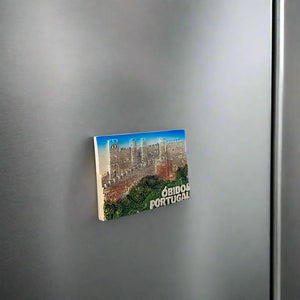 Óbidos Magnet Souvenir with 3D Castle Design and Medieval Charm