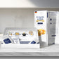 Complete Portugal Bola de Berlim cooking kit with ingredients, packaging and preparation set