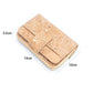 Natural Cork Zip-Around Wallet for Women BAG-2202
