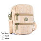 Kurk crossbody telefoontas – dubbele rits vegan sling tas BAG-2361